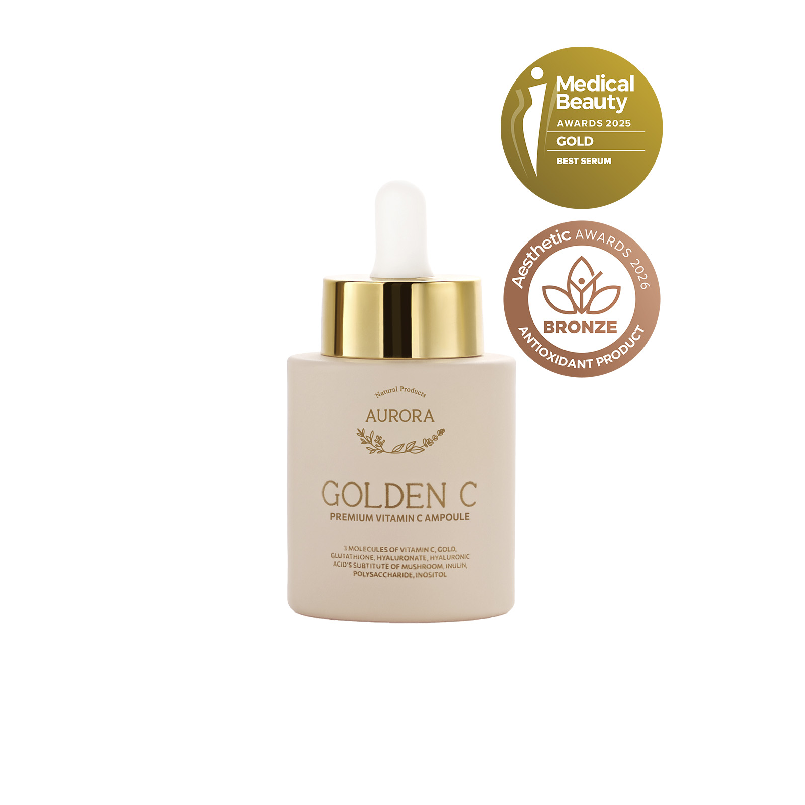 A3 AURORA Golden C, Premium Vitamin C Ampoule 30ml - Image 1