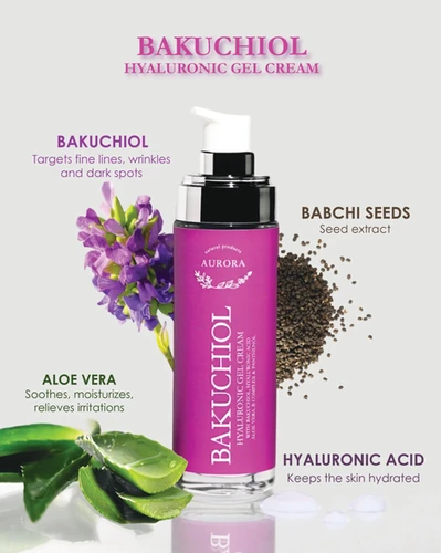 BAKUCHIOL HYALURONIC GEL CREAM, 50ML BAKUCHIOL HYALURONIC GEL CREAM, 50ML
