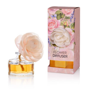 Αρωματικό Χώρου με Λουλούδι 100ml Canela Vanilla - Flower Diffuser Canela Vanilla (Δείτε Video Χρήσης) - We Luv Aromas