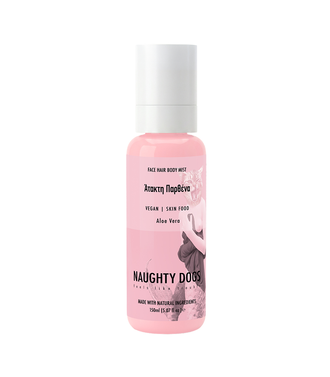 6.... Naughty Dogs Face Hair Body Mist Άτακτη Παρθένα 150ml - Image 1