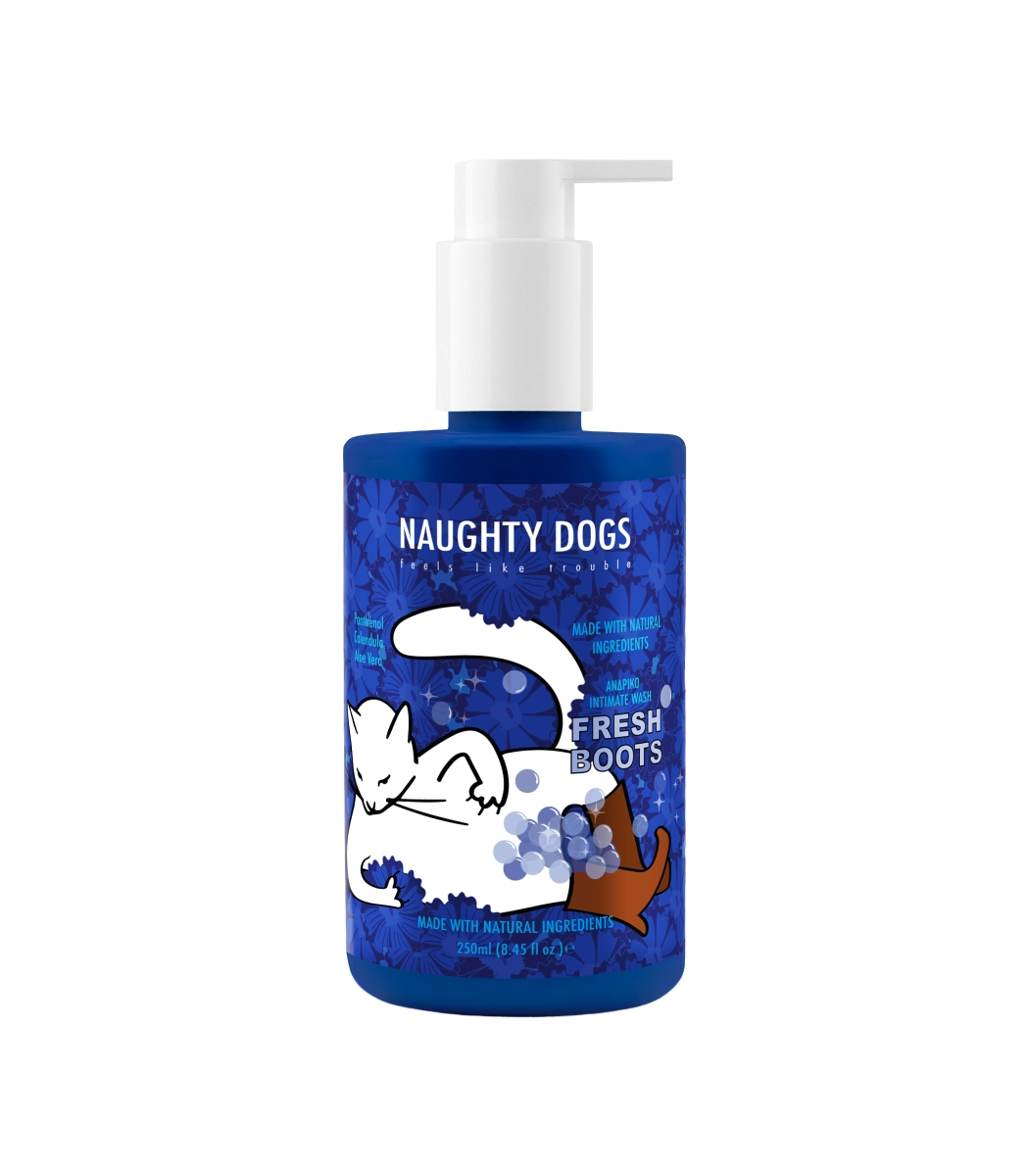 9. Naughty Dogs ΣΑΠΟΥΝΙ ΕΥΑΙΣΘΗΤΗΣ ΠΕΡΙΟΧΗΣ FRESH BOOTS 250ml - Image 1