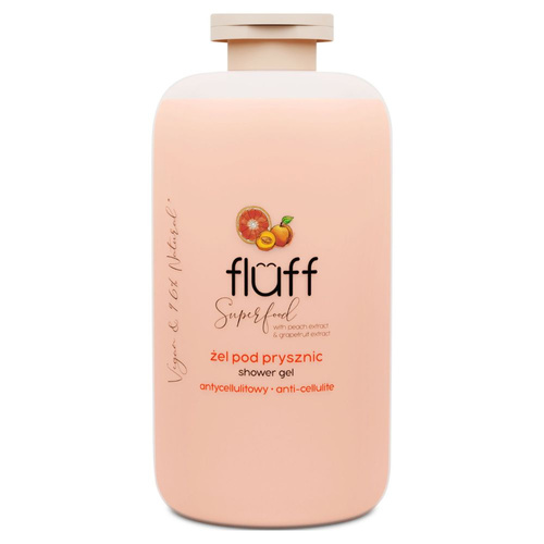 951361 Fluff Peach & Grapefruit Anti-cellulite Shower Gel 500ml - Image 1