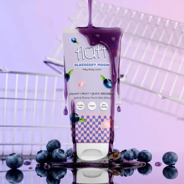 Beauty_Pin_Fluff_Blueberry_Mochi_Body_Lotion_150ml_a-600x600 Fluff Blueberry Mochi Body Lotion 150ml - Image 3