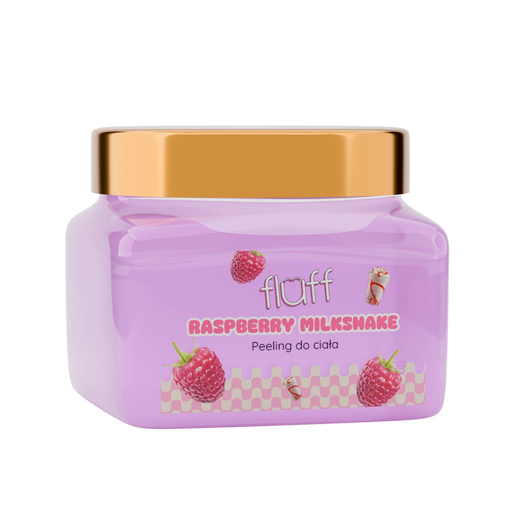 Beauty_Pin_Fluff_Raspberry_Milkshake_Body_Scrub_350ml Fluff Raspberry Milkshake Body Scrub 350ml - Image 1