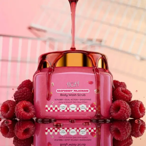 Beauty_Pin_Fluff_Raspberry_Milkshake_Body_Scrub_350ml_a-600x600 Fluff Raspberry Milkshake Body Scrub 350ml - Image 3