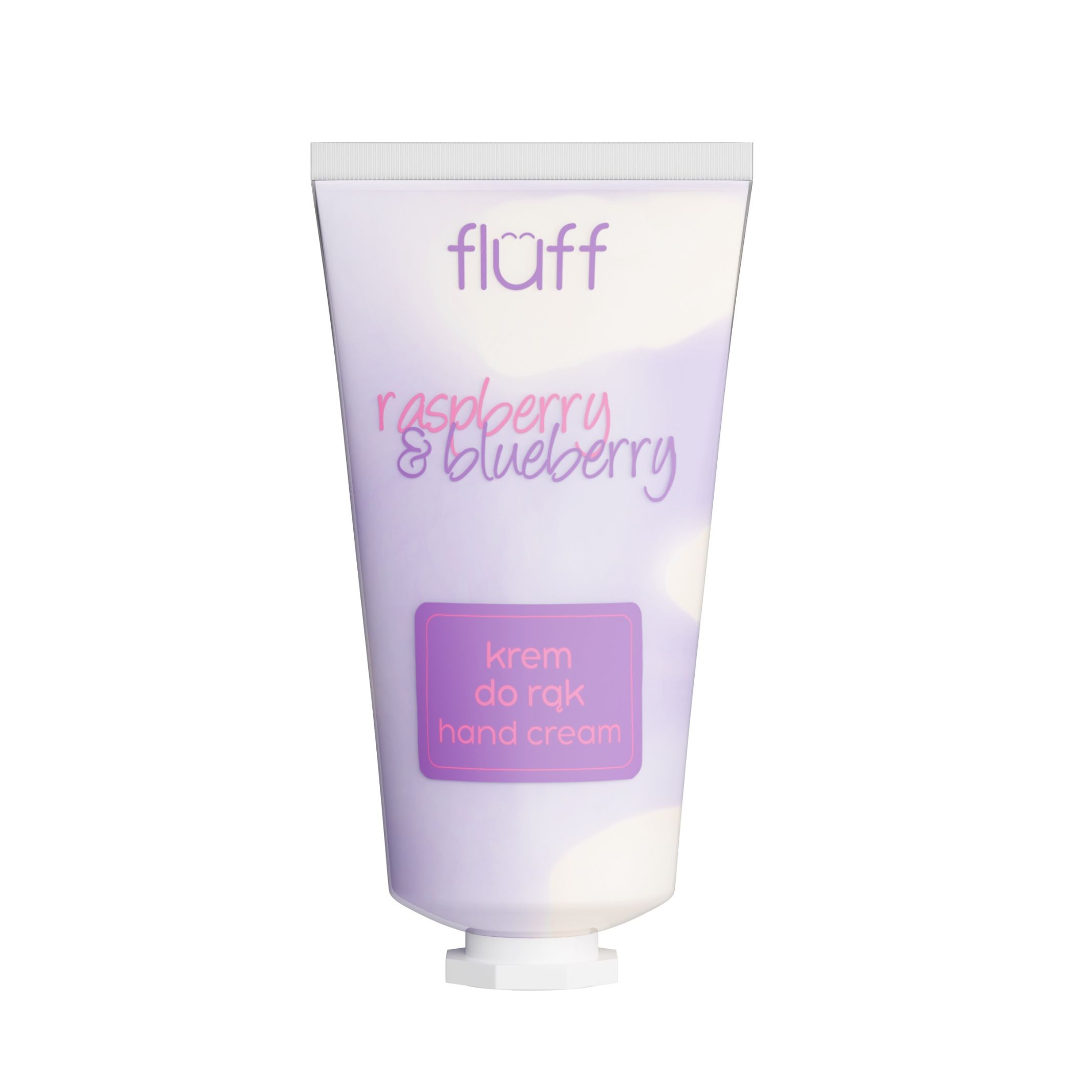 xr:d:DAF6tzSTLI4:170,j:7645280475442025339,t:24022814 Fluff Raspberry & Blueberry Hand Cream 50ml - Image 1