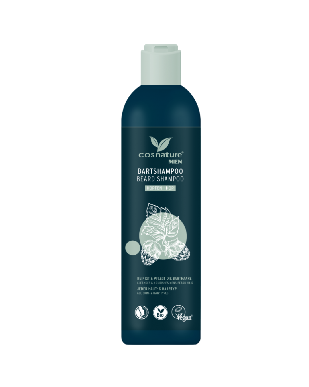 Untitled design(8) Cosnature MEN Φυσικό Σαμπουαν για Γενειάδα με Λυκίσκο & Ήπιο Καθαρισμό - Image 1