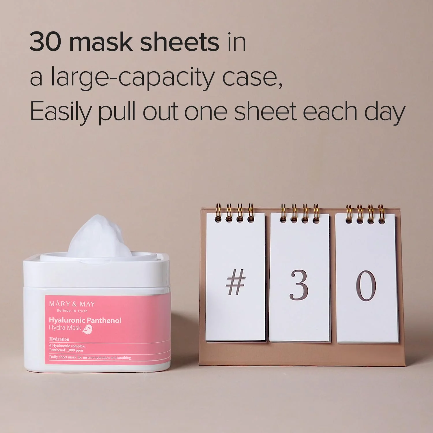 box6 Mary & May Hyaluronic Panthenol Hydra Mask 30 τεμάχια - Image 2