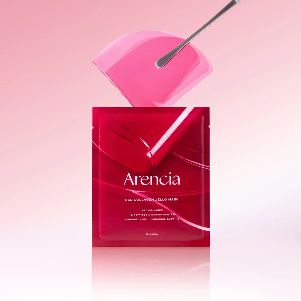 mask10 Arencia Red Collagen Jello Mask 25gr - Image 2