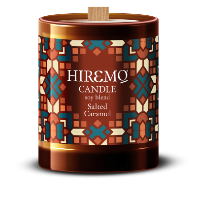 HIREMO SOY BLEND CANDLE SALTED CARAMEL HIREMO SOY BLEND CANDLE SALTED CARAMEL - Image 1