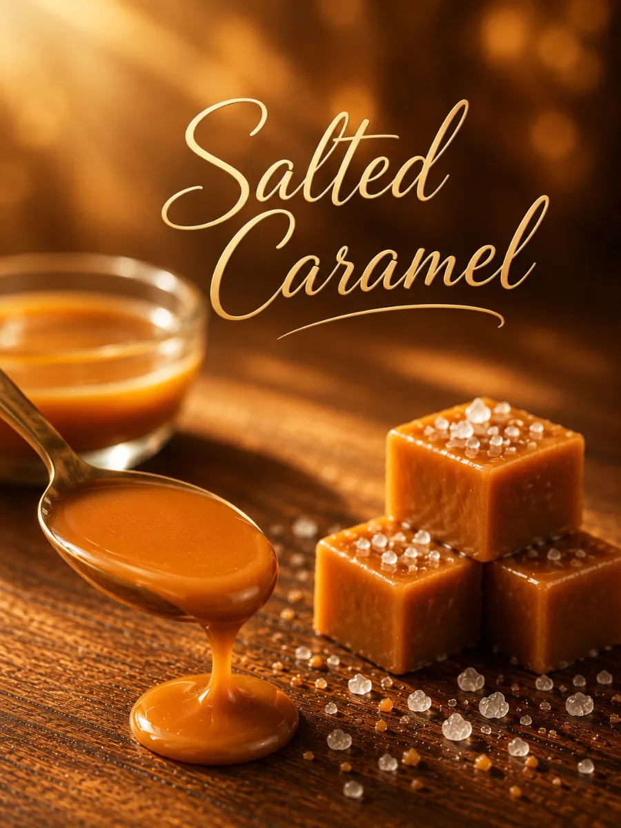 αρωμ5 Salted Caramel | Χειροποίητο Αρωματικό Κερί Σόγιας 250g - Image 2