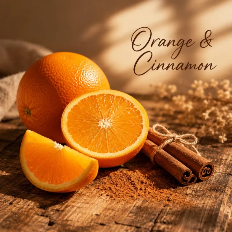 αρωμ8 Orange & Cinnamon | Χειροποίητο Αρωματικό Κερί Σόγιας 250g - Image 3